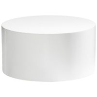 Livetastic KONFERENČNÝ STOLÍK, biela s vysokým leskom, kompozitné drevo, 60/60/30 cm