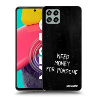 Silikónový čierny obal pre Samsung Galaxy M53 5G - Black Fuel