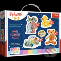 Dobrou noc, Treflíci: Milé děti 4v1 - puzzle z kategorie Maxi dílky