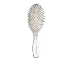 Kefa na vlasy Olivia Garden Expert Care Oval Nylon - strieborná + darček zadarmo