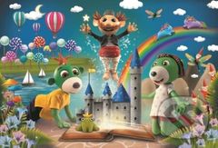 Pohádkový večer - puzzle z kategorie 15 - 60 dílků