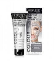 Revuele маска за лице - Purifying Peel-off Glitter Mask - Color Glow - Silver