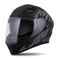 Moto přilba Cassida Orbit StriX černá matná/šedá L (59-60)