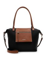 Tamaris Shopper torba 'Fabrizia'  karamela / crna