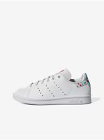 Bílé dětské boty adidas Originals Stan Smith