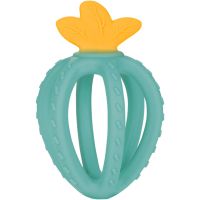 canpol babies Silicone Sensory Teether Strawberry μασητικό Turquoise 3m+ 1 τμχ