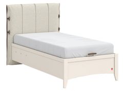 Študentská posteľ 100x200cm s úložným priestorom meryn - béžová