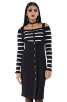 Damen Kleid KILLSTAR - Serenella Unterbrust - schwarz M