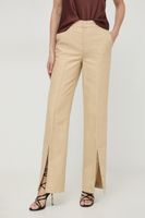 Twinset pantaloni din amestec de in