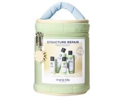 Darčeková sada pre suché a poškodené vlasy Maria Nila Structure Repair Beauty Bag + kozmetická taška zdarma + darček zadarmo