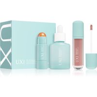 UXI BEAUTY Face the Glow Kit set za sijočo kožo obraza Sparkling Wine 4 kos