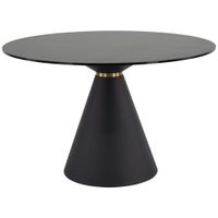 Novel JEDÁLENSKÝ STÔL, čierna, 120/120/76 cm