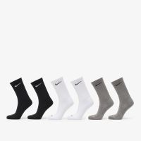 Nike Everyday Plus Cushioned Training Crew Socks 6-Pack Multi-Color S