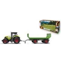 Traktor s přívěsem na dřevo zvukové efekty
