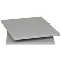 MID.YOU SADA VKLADACÍCH POLÍC, sivá, 43/1/50 cm