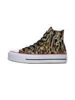 CONVERSE Visoke tenisice 'Ctas'  sivkasto plava / žuta / pastelno žuta / crna