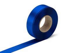 Stuha atlasová modrá, šírka 24 mm