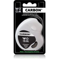 WOOM Carbon+ Dental Floss voskasta dentalna nitka črna 30 m