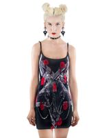 Damen Kleid TOO FAST - ROSES FOR SATAN XL