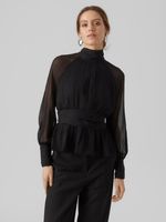 AWARE by VERO MODA Gaila Bluse Schwarz