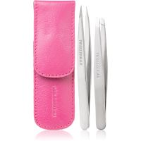 Tweezerman Professional Potovalni set Pink(za obrvi) odtenek