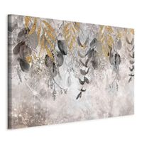 artgeist LEINWANDBILD, listy, 90/60/1,2 cm