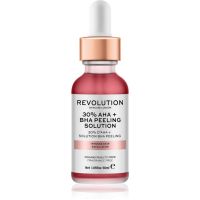 Revolution Skincare AHA + BHA 30% Peeling Solution інтенсивний хімічний пілінг для сяючої шкіри 30 мл