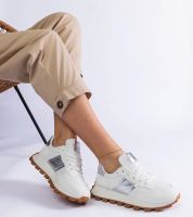 D/CEO Biale sneakersy z widocznym protektorem Restia