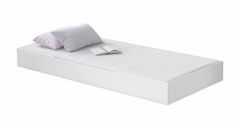 Prístelka pod posteľ ballerina - biela