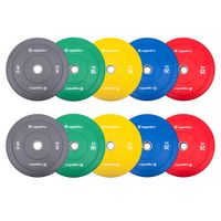 Sada 2x5ks gumových kotoučů inSPORTline Bumper Plate Go 2x 5-25 kg 50 mm
