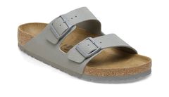 Birkenstock Arizona BS Saffiano Stone Coin Narrow Fit