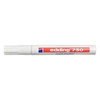 Popisovač lakový 2-4mm 750 biely Edding