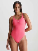 Calvin Klein Underwear	 Monogram-Scoop Back One Piece Einteiliger badeanzug Rosa