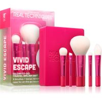 Real Techniques Vivid Escape Travel Brush Set set čopičev