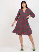 Dress-D73771M30214G-green