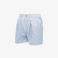 Bokserki Carhartt WIP Cotton Boxer Grimsby Stripe/ Blue Fog XXL