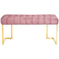 MID.YOU DLHÁ TABURETKA, kov, textil, 47/48/100 cm