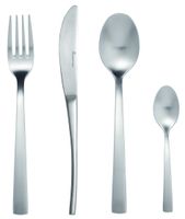 16-dílná sada příborů MasterPro / 16 ks / BGEU-3822 / nerezová ocel / stříbrná