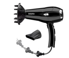Fén na vlasy s navíjacím káblom Babyliss Cordkeeper D374DE - 2000 W, čierny + darček zadarmo