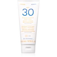 Korres Yoghurt Sunscreen Bräunungsemulsion Für Gesicht und Körper SPF 30 200 ml