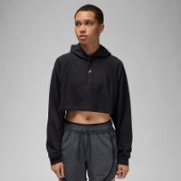 Jordan Sport Wmns Cropped Black - Dámske - Mikina Jordan - Čierne - DQ4390-010 - Veľkosť: L