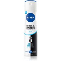 Nivea Invisible Black & White Pure antiperspirant in dezodorant proti belim in rumenim madežem 150 ml