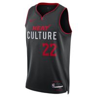 Nike Dri-FIT NBA Miami Heat Jimmy Butler City Edition 23/24 Swingman Jersey - Pánske - Dres Nike - Čierne - DX8508-011 - Veľkosť: 3XL