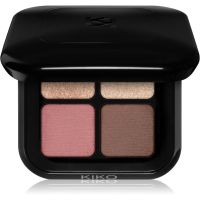 KIKO Milano New Bright Quartet палетка тіней для очей відтінок 02 Rosy Mauve Variations 3.5 гр