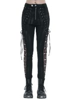 Damen Hose DEVIL FASHION - Punk Ripped M