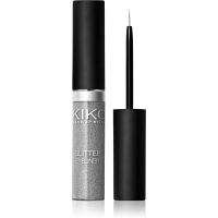 KIKO Milano Glitter Eyeliner langanhaltender Gel-Eyeliner Farbton 02 Silver 4.5 ml