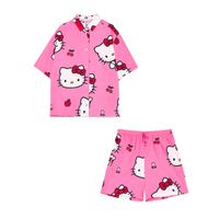 Cropp - Dvodelni komplet pižame Hello Kitty - vroče roza