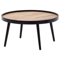 MID.YOU KONFERENČNÝ STOLÍK, čierna, kompozitné drevo, 76/76/40 cm
