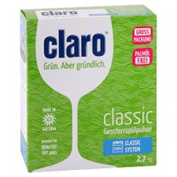 Claro Classic prášek do myčky nádobí 2,7 kg