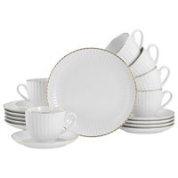 Creatable KÁVOVÝ SERVIS Allegra Goldband 18-dielne